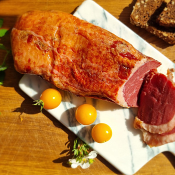 Филе грудки утки на коже сырокопченое,МУЛАРД  ~300г